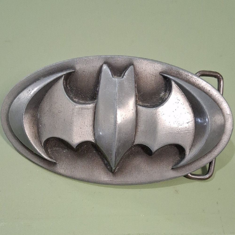 Silver Batman Belt Buckle